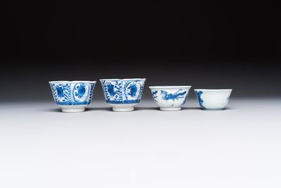 10 Chinese blue and white cups and 16 saucers, Kangxi and later — foto 23