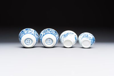 10 Chinese blue and white cups and 16 saucers, Kangxi and later — foto 27