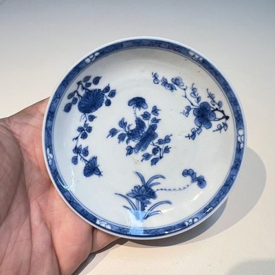 10 Chinese blue and white cups and 16 saucers, Kangxi and later — foto 28