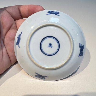 10 Chinese blue and white cups and 16 saucers, Kangxi and later — foto 29