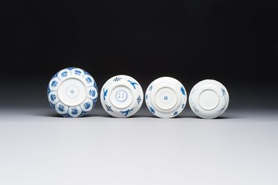 10 Chinese blue and white cups and 16 saucers, Kangxi and later — foto 3