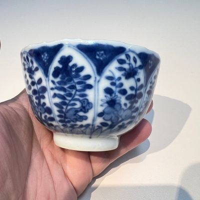 10 Chinese blue and white cups and 16 saucers, Kangxi and later — foto 37