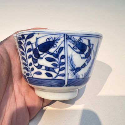 10 Chinese blue and white cups and 16 saucers, Kangxi and later — foto 65