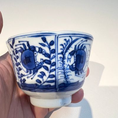 10 Chinese blue and white cups and 16 saucers, Kangxi and later — foto 71