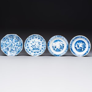 10 Chinese blue and white cups and 16 saucers, Kangxi and later — foto 4