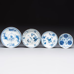 10 Chinese blue and white cups and 16 saucers, Kangxi and later — foto 6