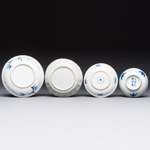 10 Chinese blue and white cups and 16 saucers, Kangxi and later — foto 7