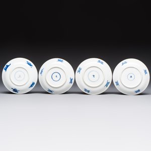 10 Chinese blue and white cups and 16 saucers, Kangxi and later — foto 9
