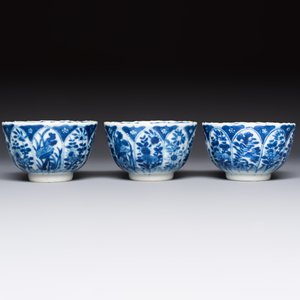 10 Chinese blue and white cups and 16 saucers, Kangxi and later — foto 10