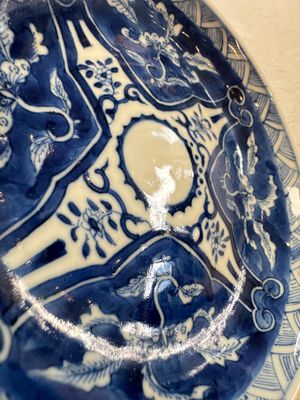11 Chinese blue and white cups and 10 saucers, Kangxi and jade marks, 18/19th C. — photo 18