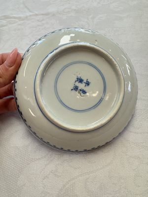 11 Chinese blue and white cups and 10 saucers, Kangxi and jade marks, 18/19th C. — photo 19