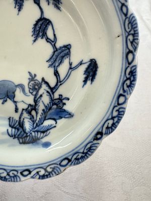 11 Chinese blue and white cups and 10 saucers, Kangxi and jade marks, 18/19th C. — photo 29