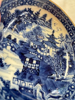 11 Chinese blue and white cups and 10 saucers, Kangxi and jade marks, 18/19th C. — photo 41