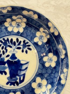 11 Chinese blue and white cups and 10 saucers, Kangxi and jade marks, 18/19th C. — photo 5