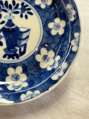 11 Chinese blue and white cups and 10 saucers, Kangxi and jade marks, 18/19th C. — photo 6