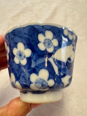 11 Chinese blue and white cups and 10 saucers, Kangxi and jade marks, 18/19th C. — photo 67