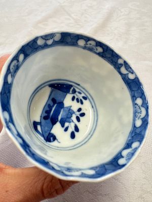 11 Chinese blue and white cups and 10 saucers, Kangxi and jade marks, 18/19th C. — photo 71