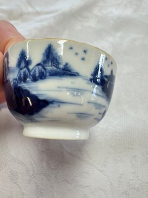 11 Chinese blue and white cups and 10 saucers, Kangxi and jade marks, 18/19th C. — photo 89
