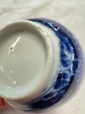 11 Chinese blue and white cups and 10 saucers, Kangxi and jade marks, 18/19th C. — photo 97