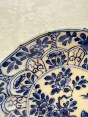 11 Chinese blue and white cups and 9 saucers, Kangxi and jade marks, Kangxi and later — photo 38