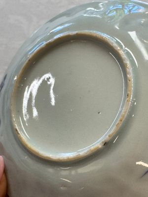 11 Chinese blue and white cups and 9 saucers, Kangxi and jade marks, Kangxi and later — photo 54