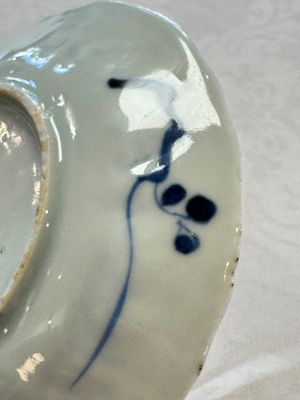 11 Chinese blue and white cups and 9 saucers, Kangxi and jade marks, Kangxi and later — photo 55