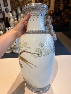 11 Chinese famille rose vases, Guang Hua Yi Pin 光華藝品, Qianlong and Jingdezhen marks, 20th C. — foto 2