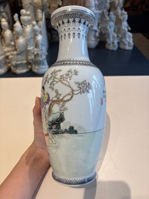 11 Chinese famille rose vases, Guang Hua Yi Pin 光華藝品, Qianlong and Jingdezhen marks, 20th C. — foto 26