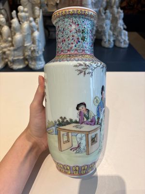 11 Chinese famille rose vases, Guang Hua Yi Pin 光華藝品, Qianlong and Jingdezhen marks, 20th C. — foto 34
