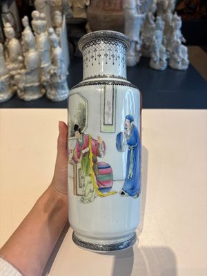 11 Chinese famille rose vases, Guang Hua Yi Pin 光華藝品, Qianlong and Jingdezhen marks, 20th C. — foto 43