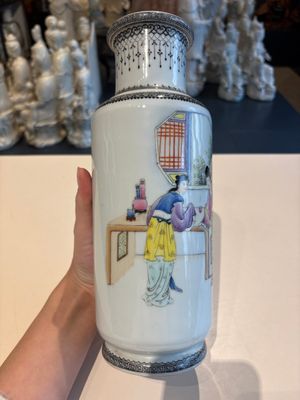 11 Chinese famille rose vases, Guang Hua Yi Pin 光華藝品, Qianlong and Jingdezhen marks, 20th C. — foto 46