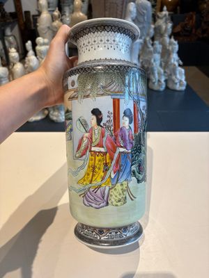 11 Chinese famille rose vases, Guang Hua Yi Pin 光華藝品, Qianlong and Jingdezhen marks, 20th C. — foto 49