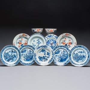 11 Chinese Imari-style and blue and white wares, Yongzheng/Qianlong — foto 1