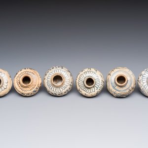 11 Chinese Swatow blue and white jarlets, Ming — photo 12