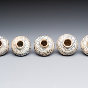 11 Chinese Swatow blue and white jarlets, Ming — photo 6