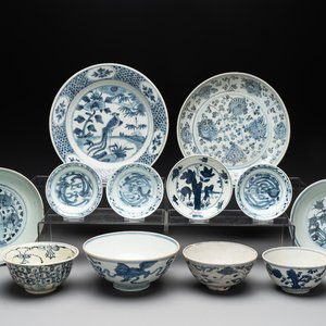 12 Chinese blue and white wares, Ming — photo 1