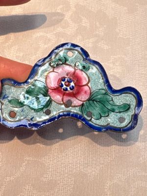 12 Chinese Canton enamel hanging ornaments, 18/19th C. — foto 20