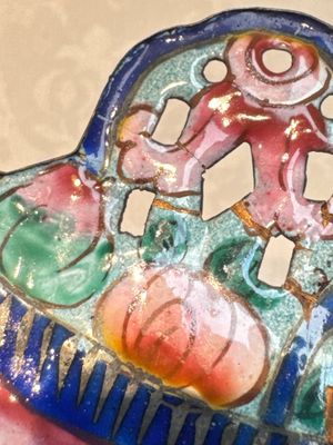 12 Chinese Canton enamel hanging ornaments, 18/19th C. — foto 39