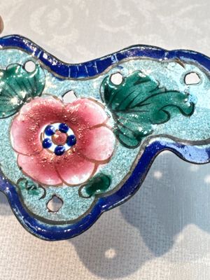 12 Chinese Canton enamel hanging ornaments, 18/19th C. — foto 44