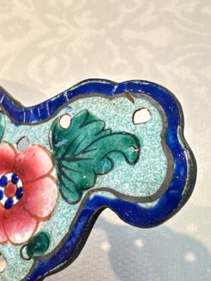 12 Chinese Canton enamel hanging ornaments, 18/19th C. — foto 45