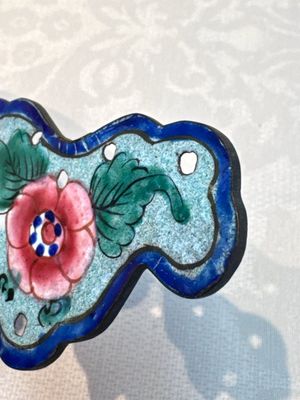 12 Chinese Canton enamel hanging ornaments, 18/19th C. — foto 47