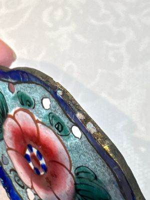 12 Chinese Canton enamel hanging ornaments, 18/19th C. — foto 58