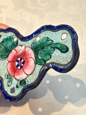 12 Chinese Canton enamel hanging ornaments, 18/19th C. — foto 10