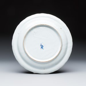 13 blue, white and polychrome Dutch Delft plates — photo 13