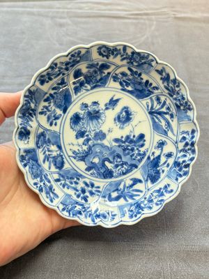 13 Chinese blue and white cups and 15 saucers, Kangxi — 照片 39