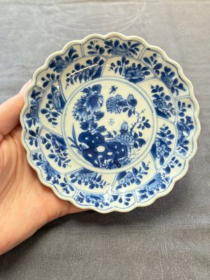 13 Chinese blue and white cups and 15 saucers, Kangxi — 照片 45