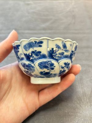 13 Chinese blue and white cups and 15 saucers, Kangxi — 照片 47