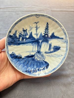 13 Chinese blue and white cups and 15 saucers, Kangxi — 照片 5