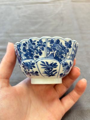13 Chinese blue and white cups and 15 saucers, Kangxi — 照片 56