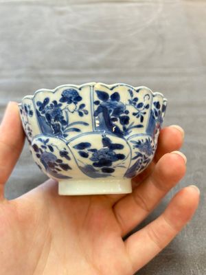 13 Chinese blue and white cups and 15 saucers, Kangxi — 照片 63